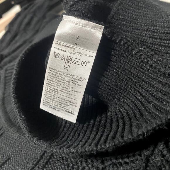 Y2K Gap Cute Chevron Knit Chunky Gothic Grunge Emo Cozy Long Sleeve Sweater - Picture 13 of 13